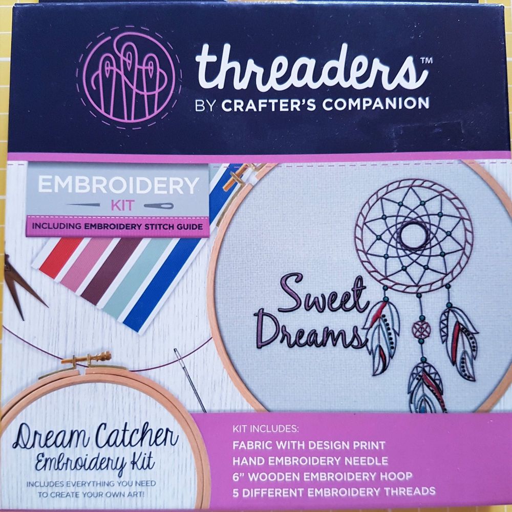 Threaders embroidery kit dream catcher
