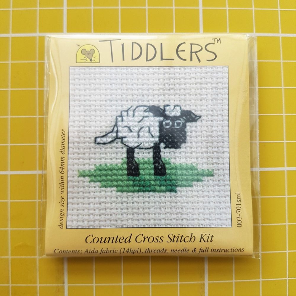 Mouseloft tiddlers cross stitch embroidery lamb