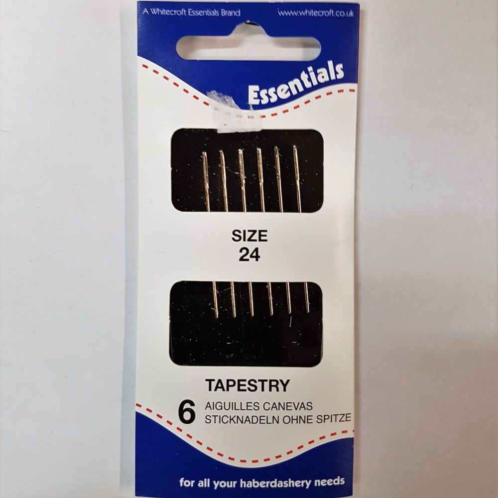 Essentials Tapestry needles size 24 6pce