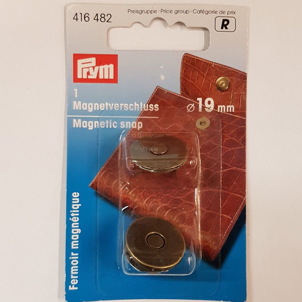 Prym 416-482 magnetic snap 19mm 1 pce