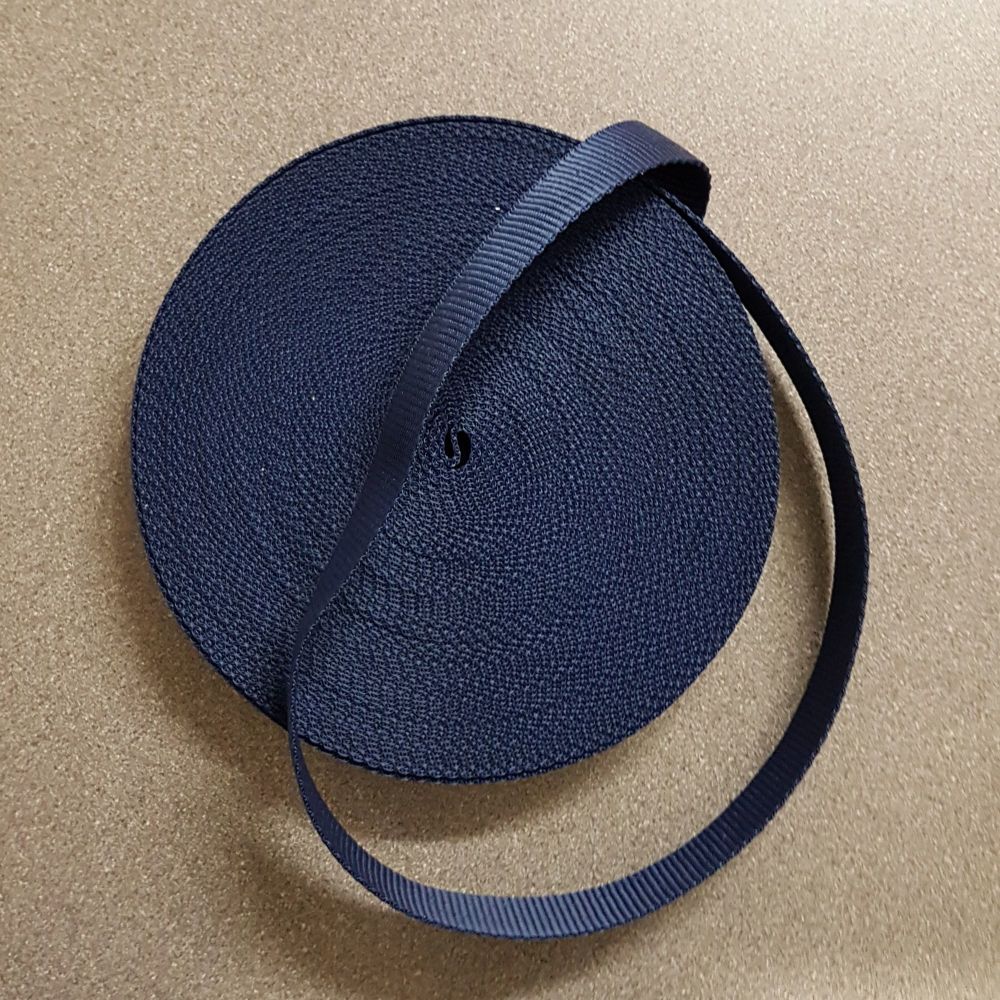 Bag handle webbing blue 25mm 1" per 3mtr