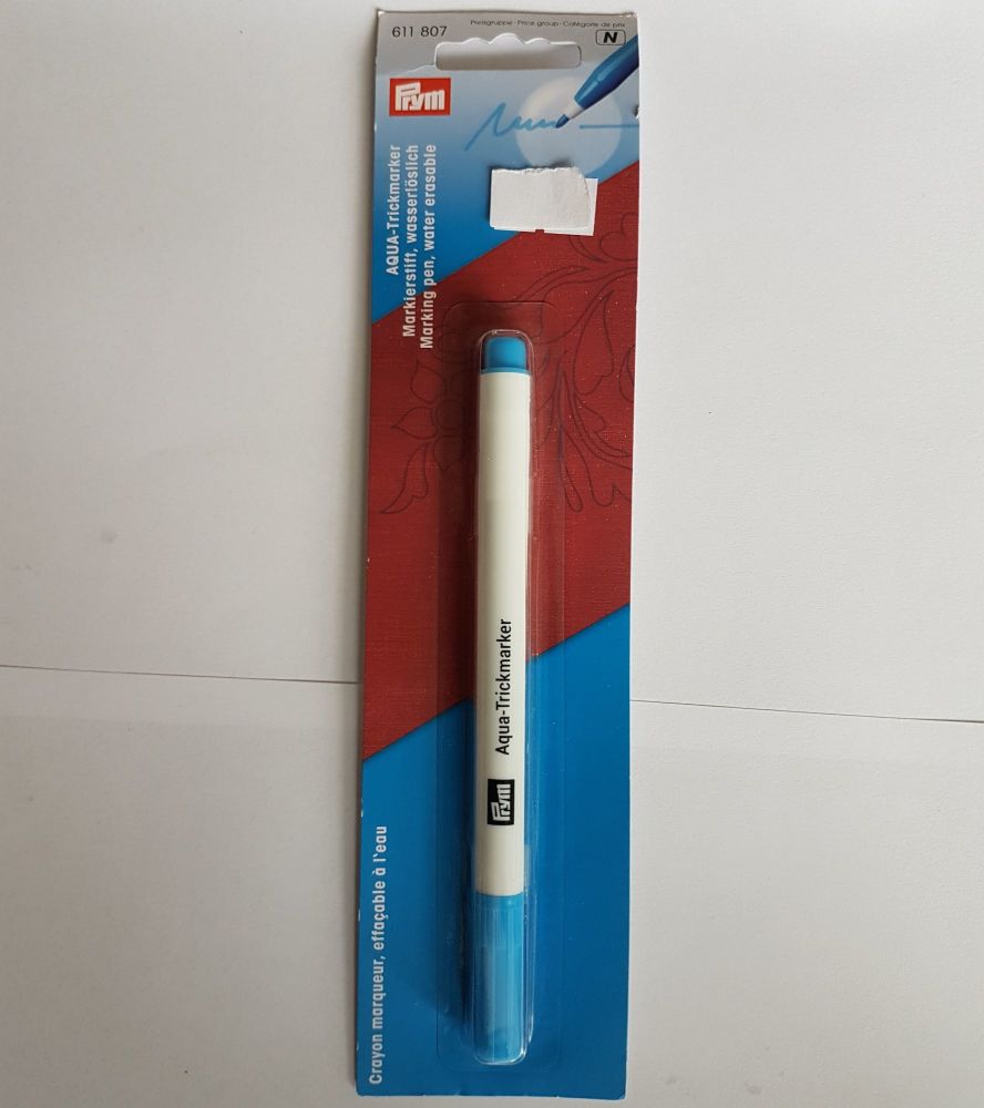 Prym 611-807 marking pencil water erasable blue