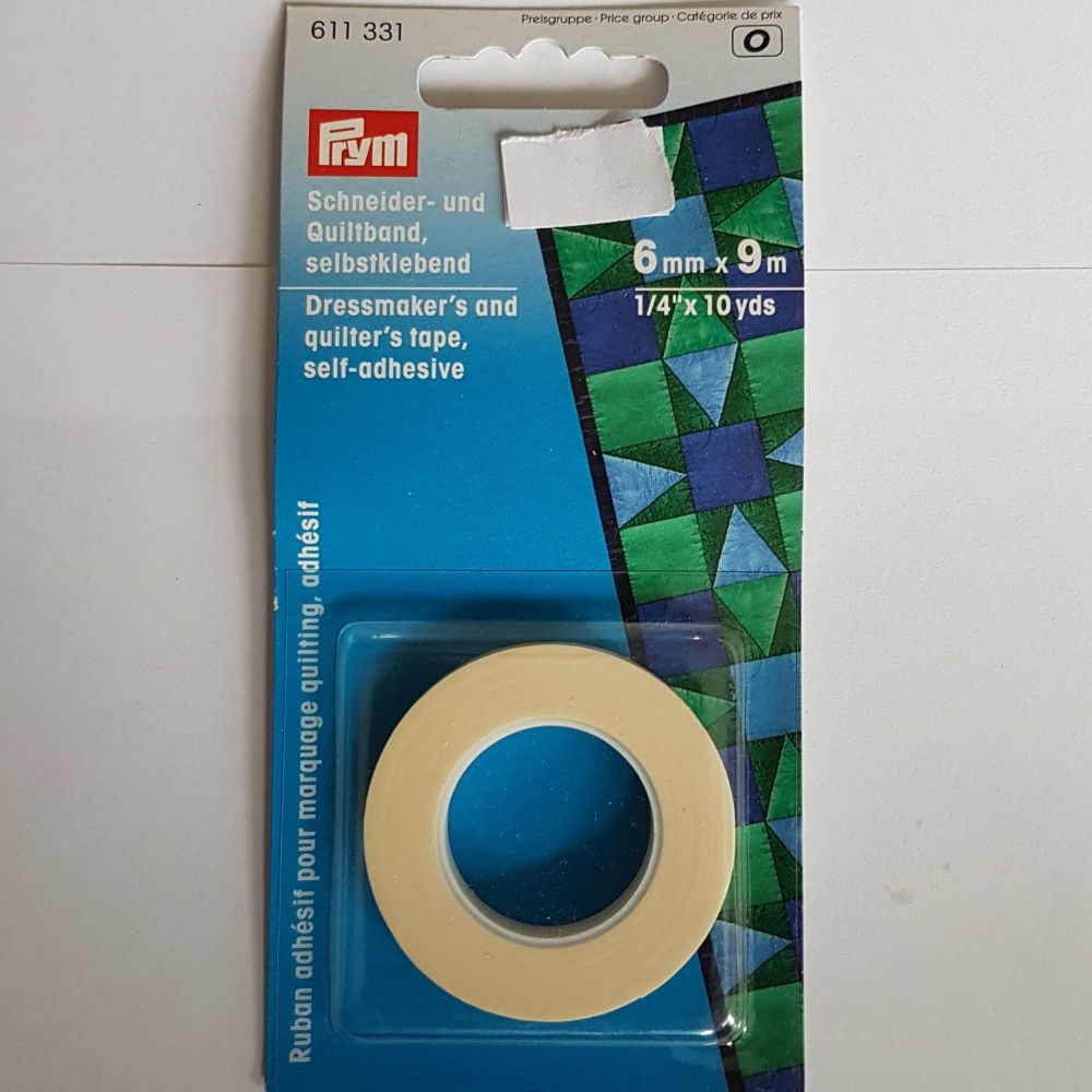 Prym 611-331 Dressmaker's and quilter's tape self adhesive