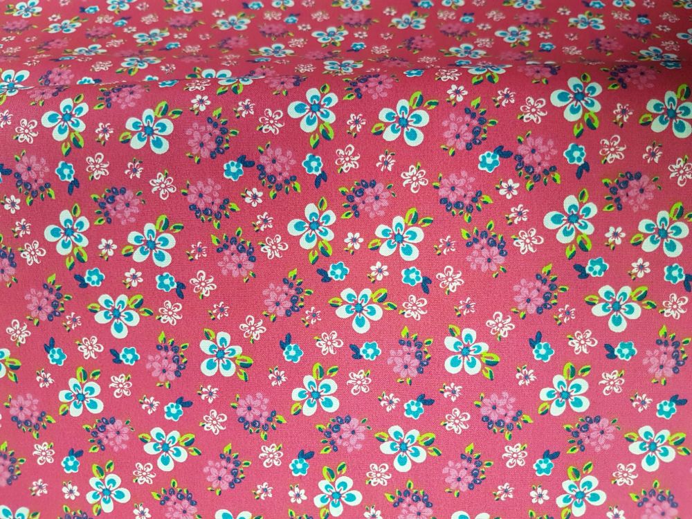 Lovely  fuschia reference KC2802-511 PRICED PER 0.5 (HALF) METER