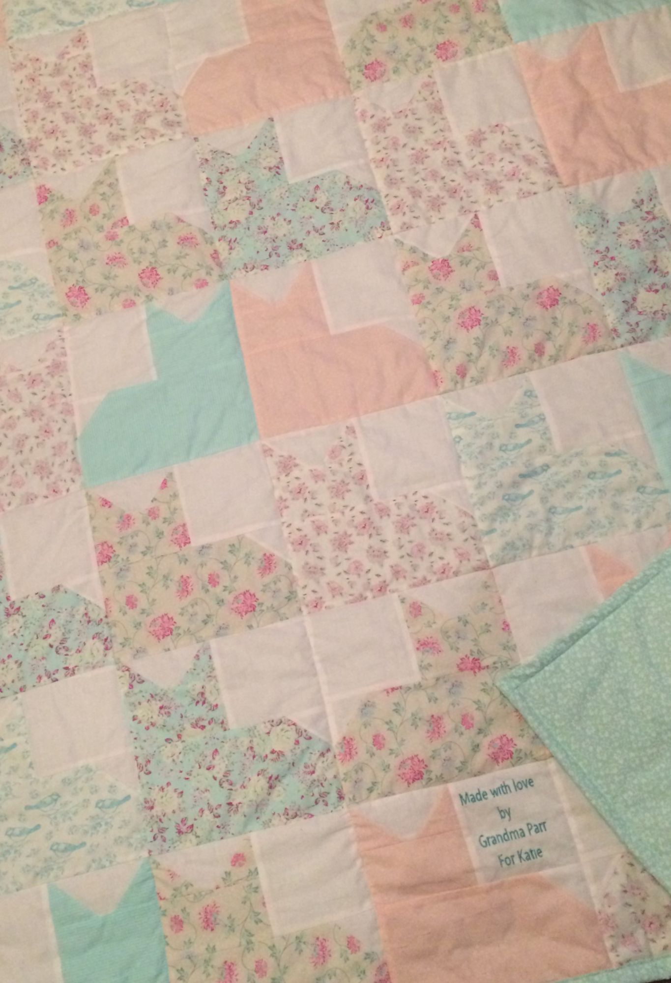 Debby's Patch cat quilt