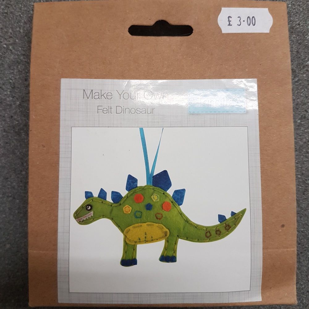 Felt kit make your own Felt dinosaur GCK082 by Trimits