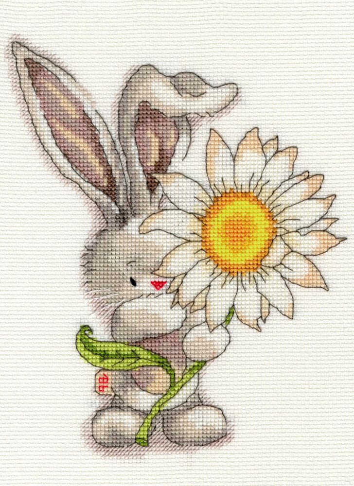 Bothy threads XBB01 embroidery counted cross stitch range - Bebunni - Daisy