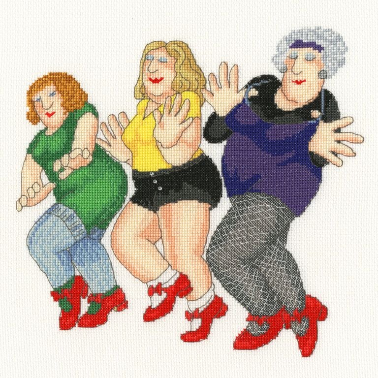 Bothy threads XBC04 embroidery counted cross stitch range - Margaret Sherry - Dancing Class