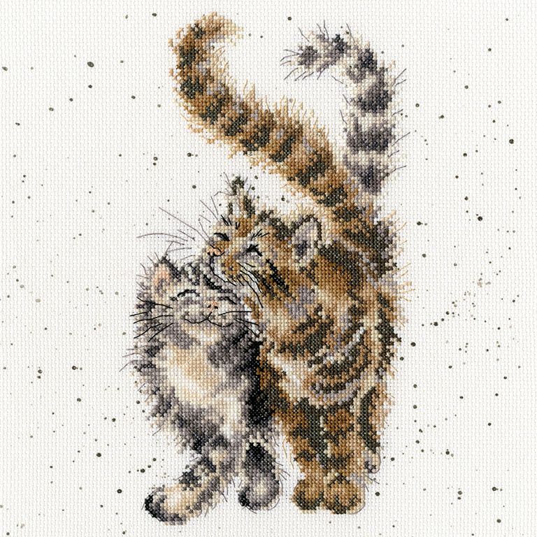 Bothy threads XHD60 embroidery counted cross stitch range - Wrensdale Designs - Feline Good