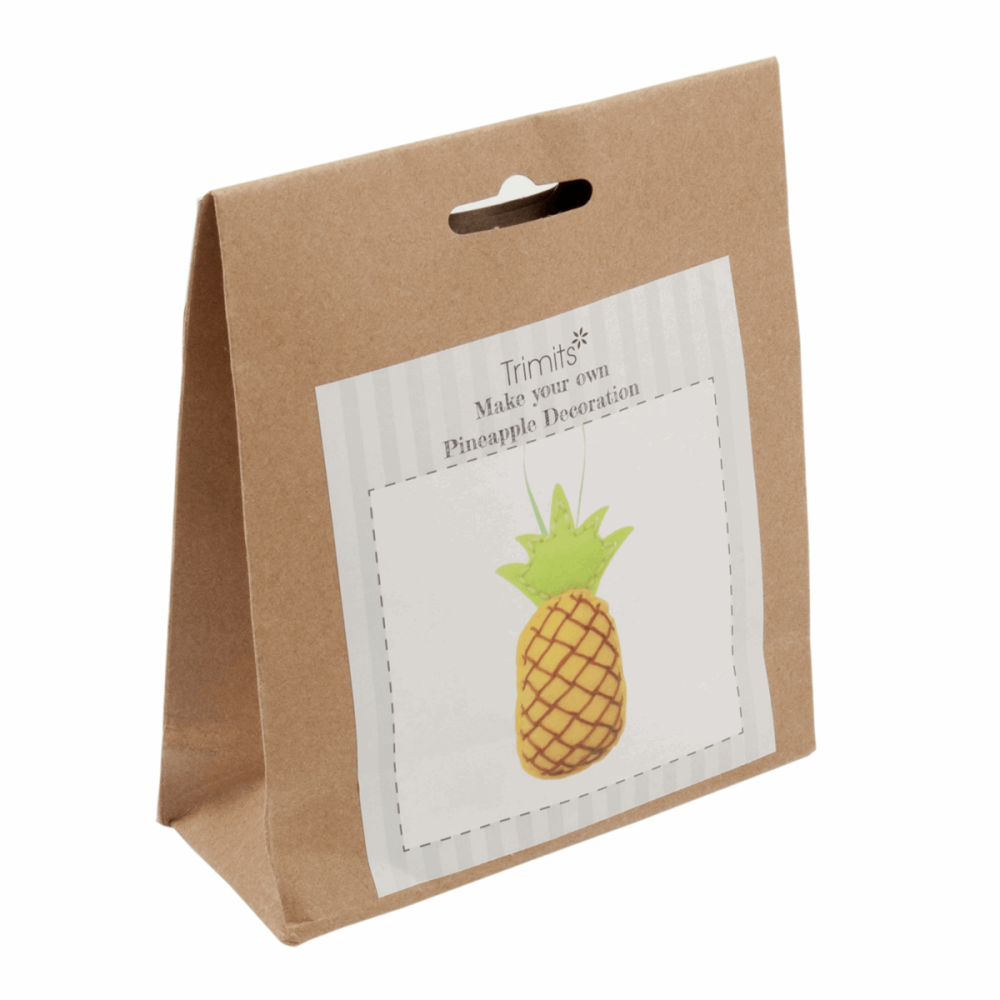 Felt kit make your own pineapple decoration  by Trimits