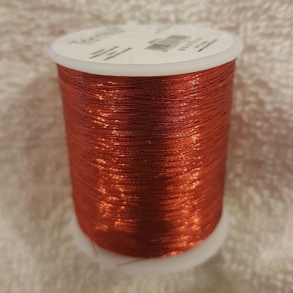 Trimits 180mtr  Embroidery thread metallic red