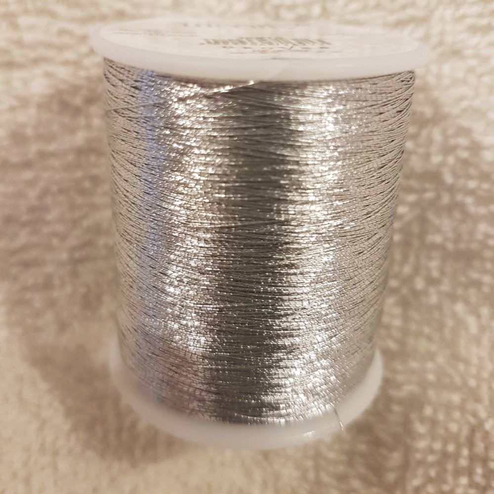 Trimits 180mtr  Embroidery thread metallic silver