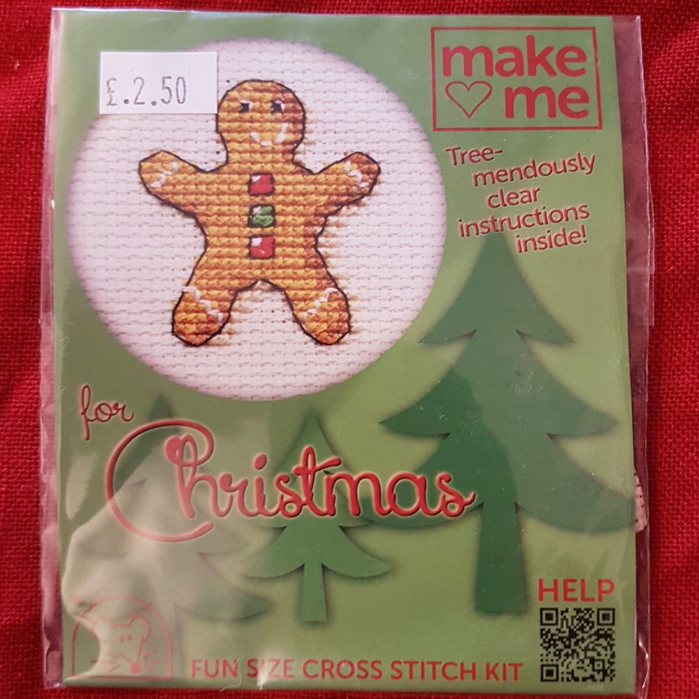 Mouseloft make-me cross stitch Gingerbread Man
