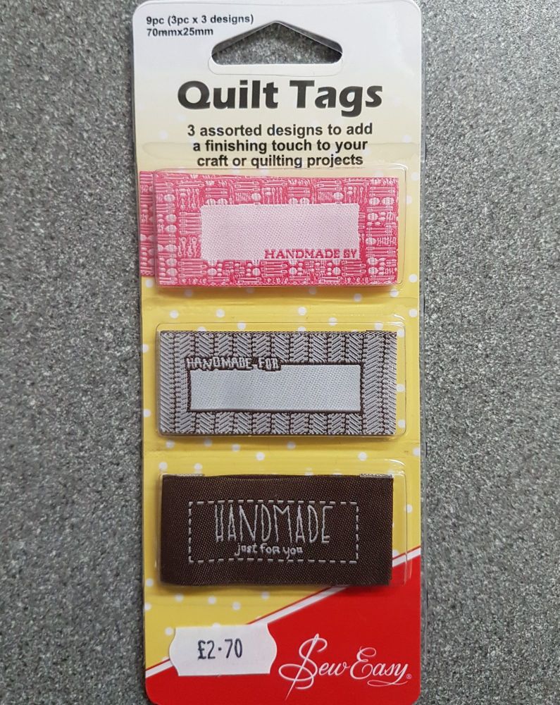 Sew Easy er992 Quilt tags