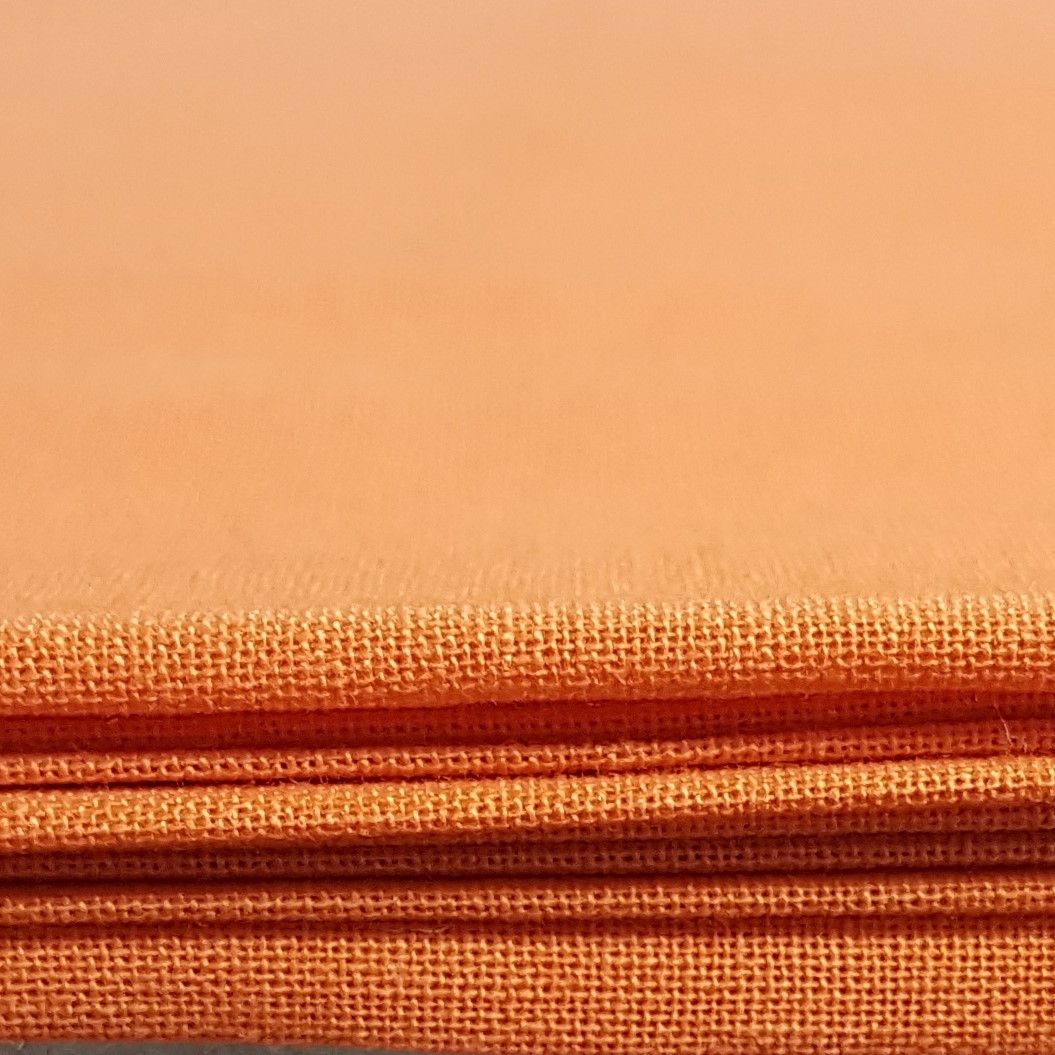 Craft cotton co 2230-26 homespun PD orange 100% Cotton Fabric PRICED PER 0.5 (HALF) METER