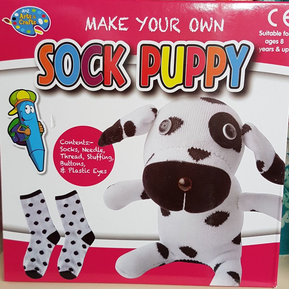 Make your own sock puppy