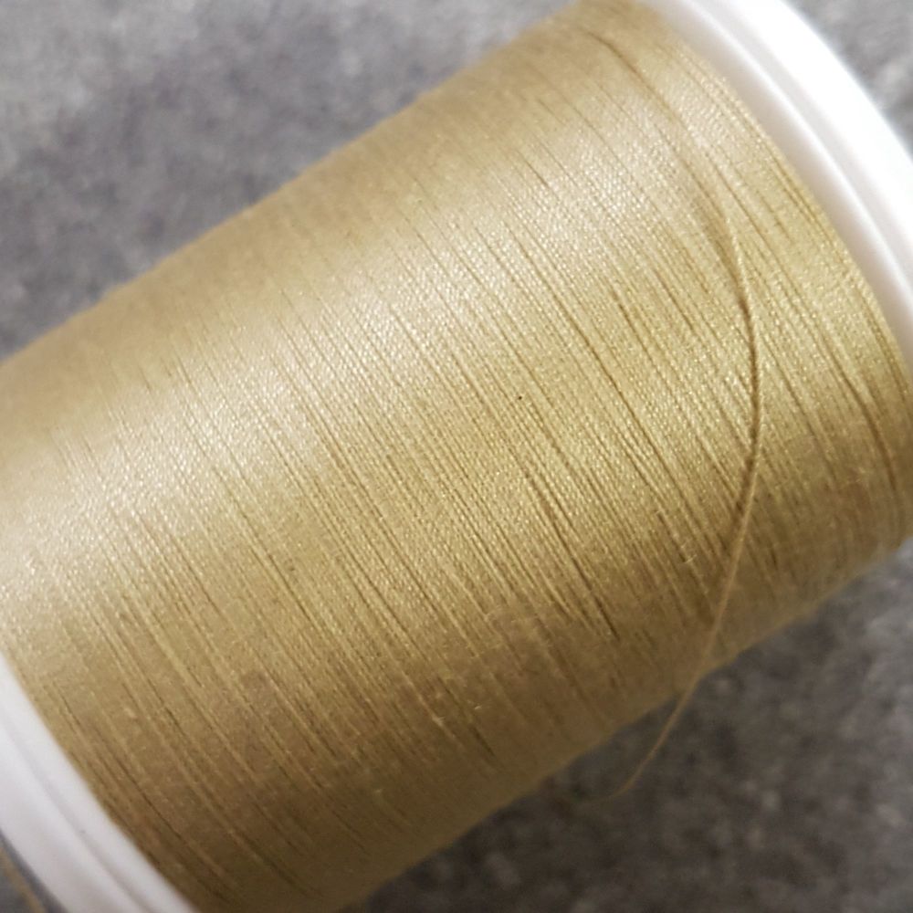 Mercerized cotton thread 100% 40/3 ply. tex 40. 500yrds (450m) long staple brown