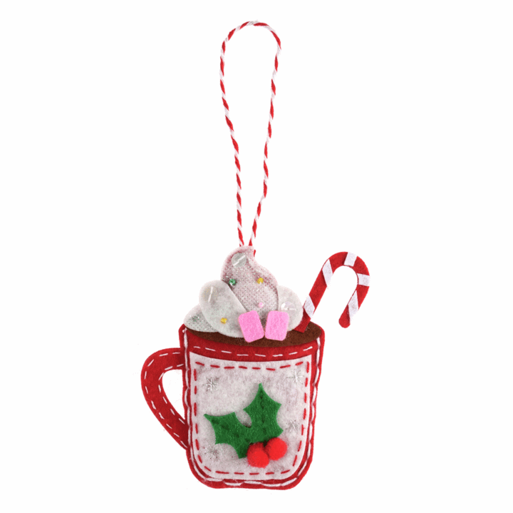 Felt kit make your own felt Christmas hot chocolate GCK102  by Trimits