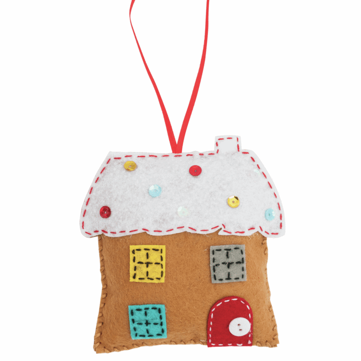 Felt kit make your own gingerbread house  by Trimits