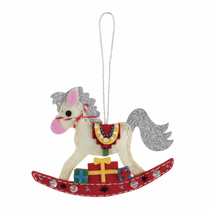 Felt kit make your own rocking horse  by Trimits