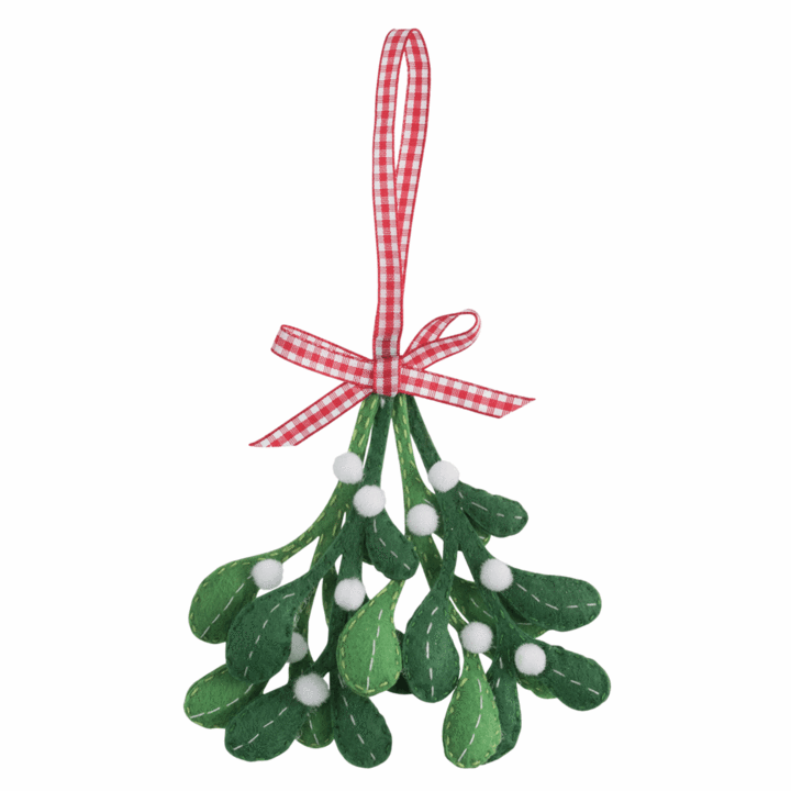 Felt kit make your own felt Christmas mistletoe decoration GCK074 by Trimits