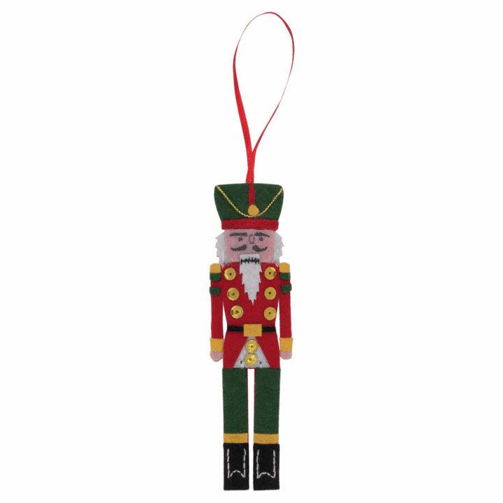 Felt kit make your own felt Christmas nutcracker decoration  GCK039 by Trimits