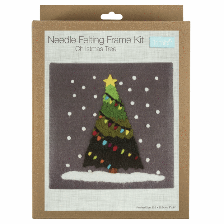 Felt kit make your own felt  christmas tree decoration  by Trimits