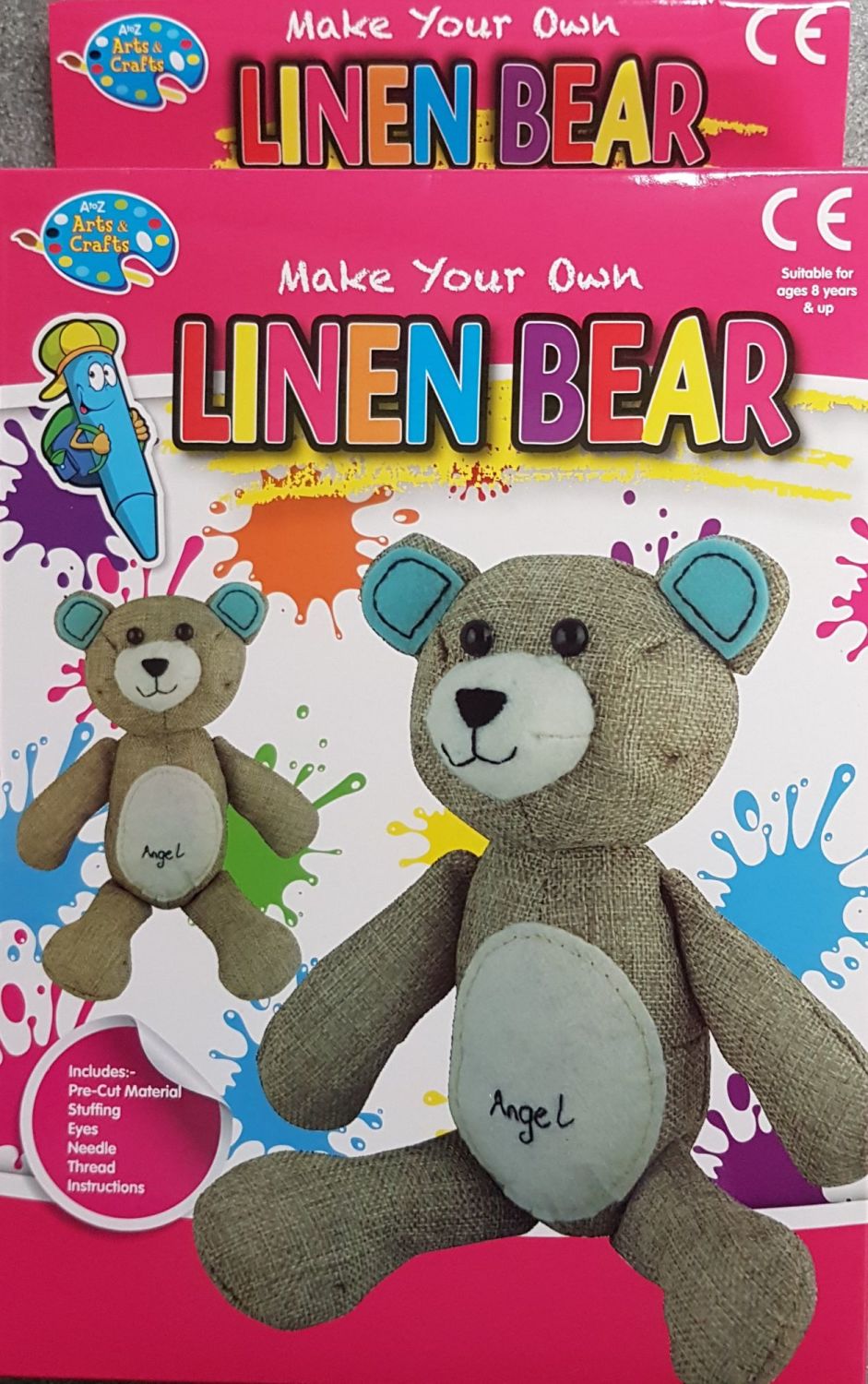Make your own linen bear