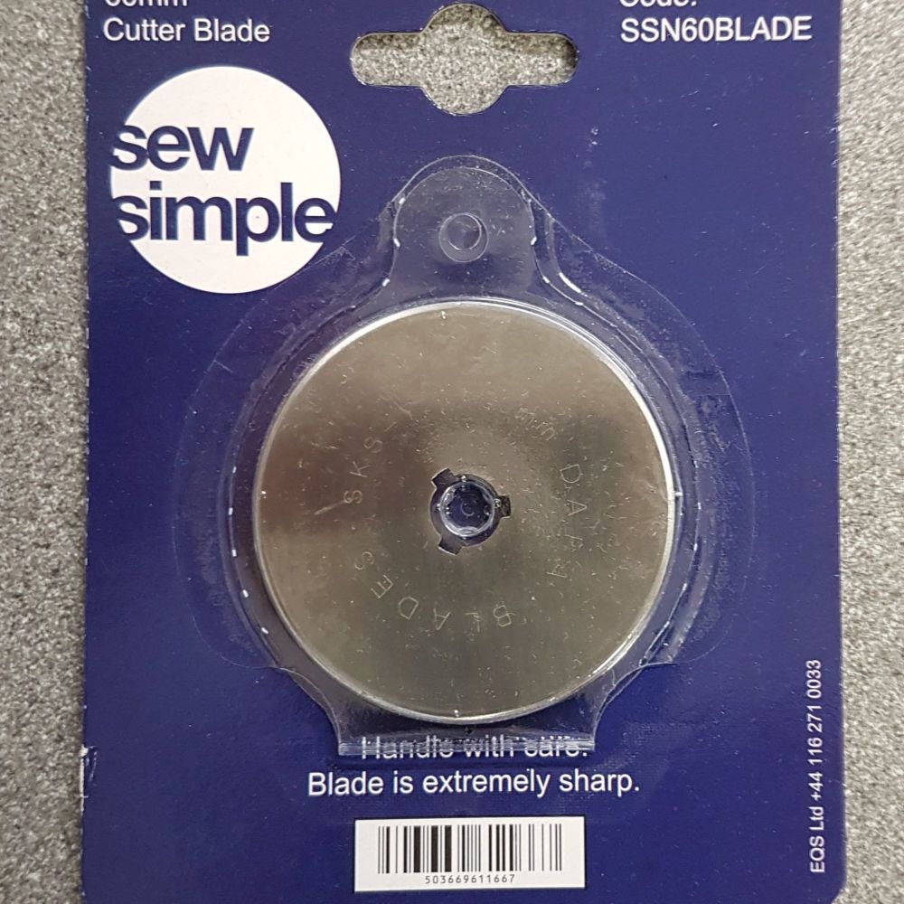 Sew Simple rotary cutter blade 60mm