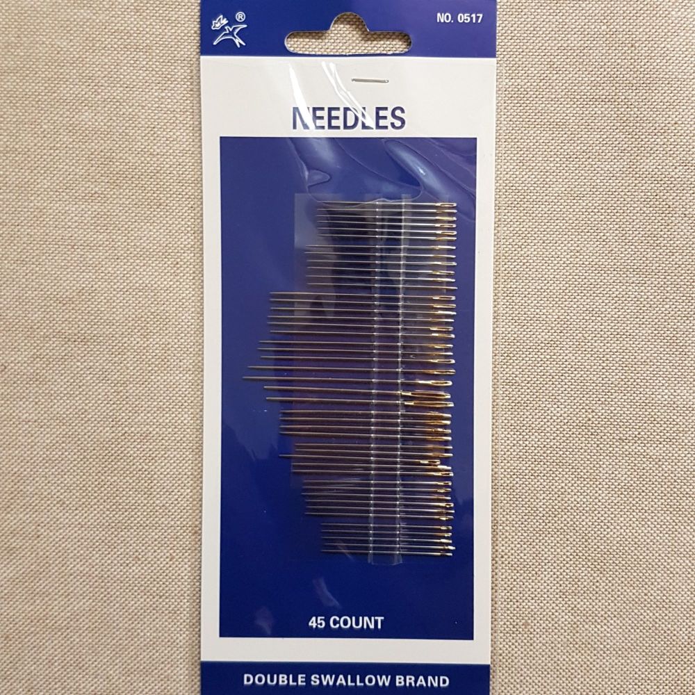 Double swallow brand needles size assorted x 45 ref 0517