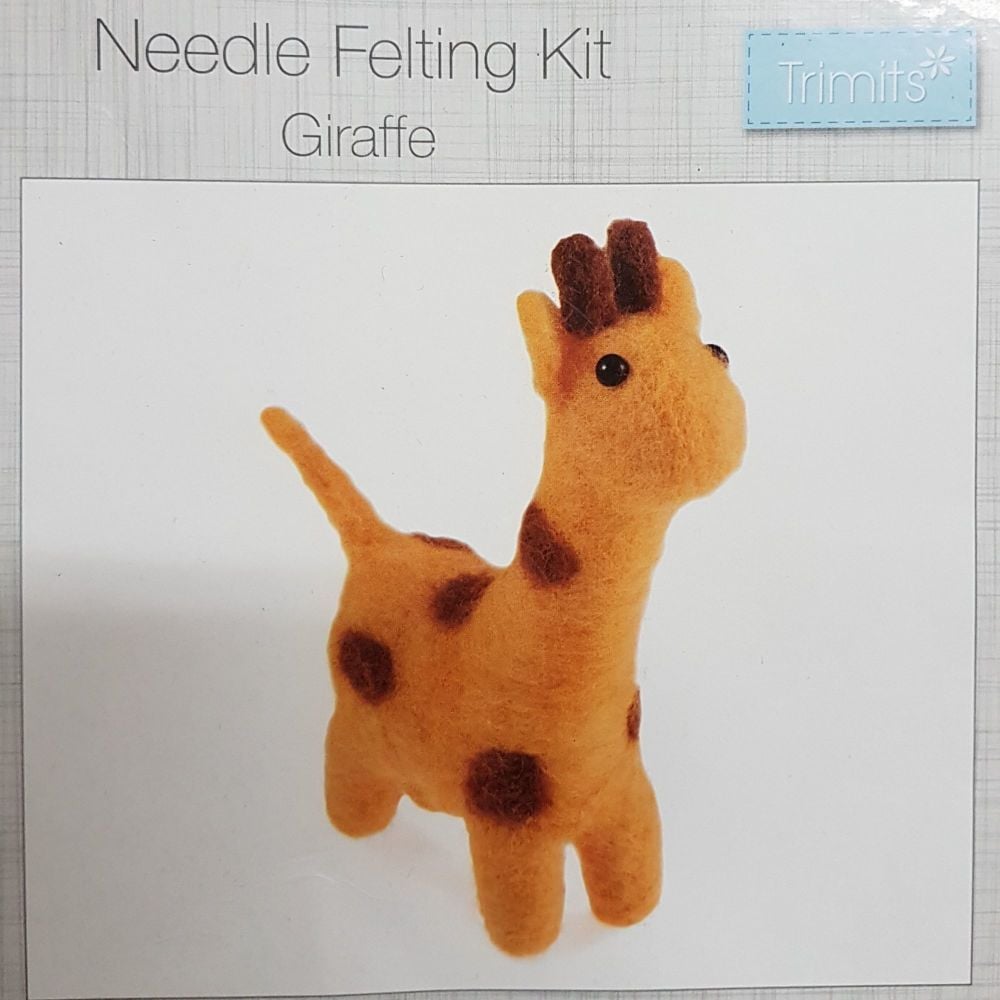 Needle Felting Kit giraffe by trimits