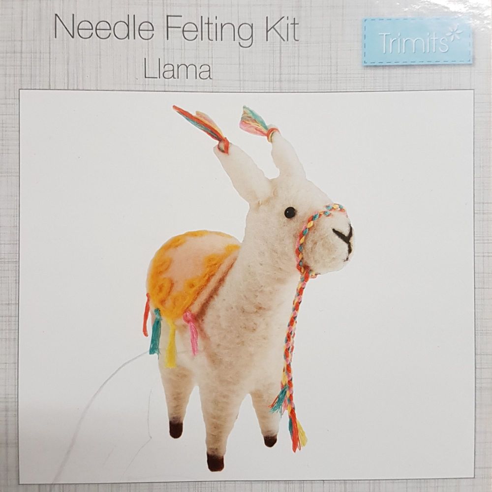 Needle Felting Kit Llama by trimits