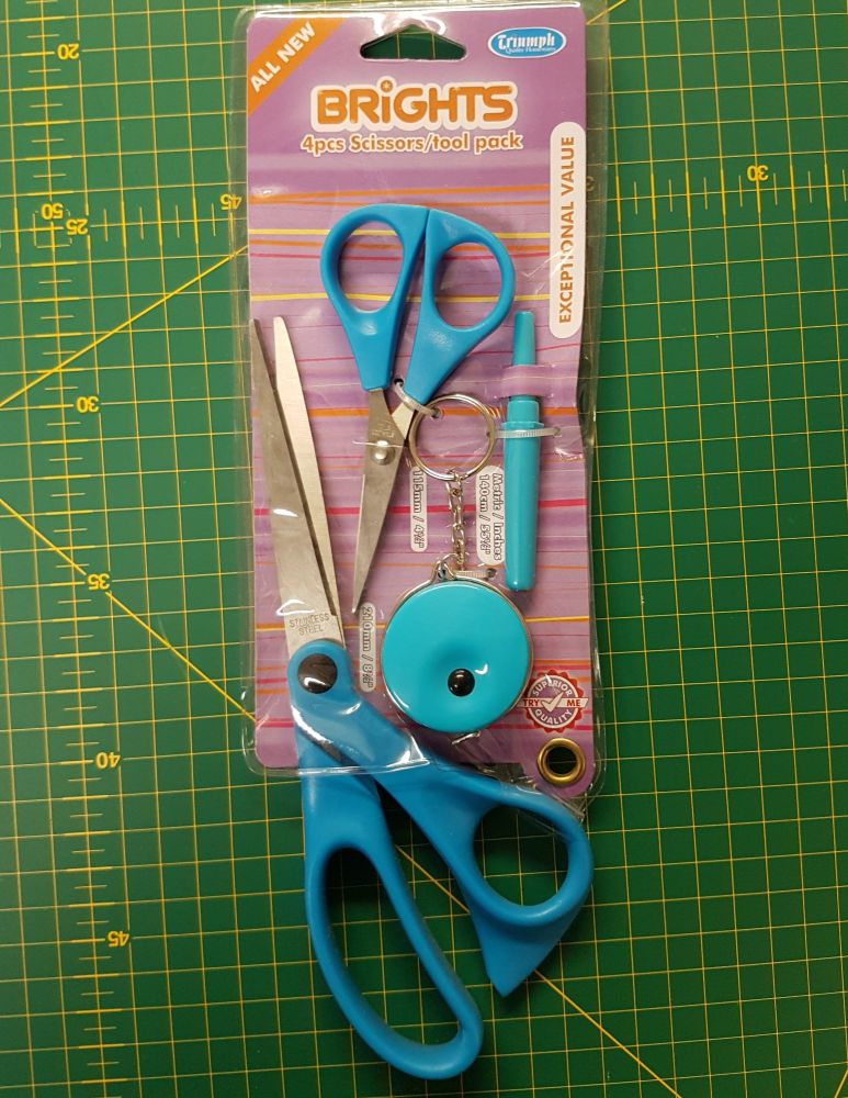 Brights 4pce scissor/tool pack