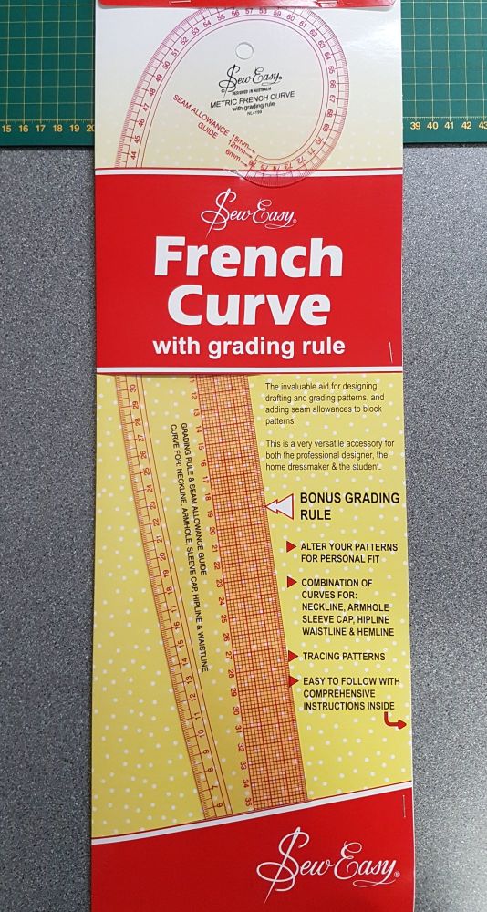 French curve with grading rule by Sew Easy