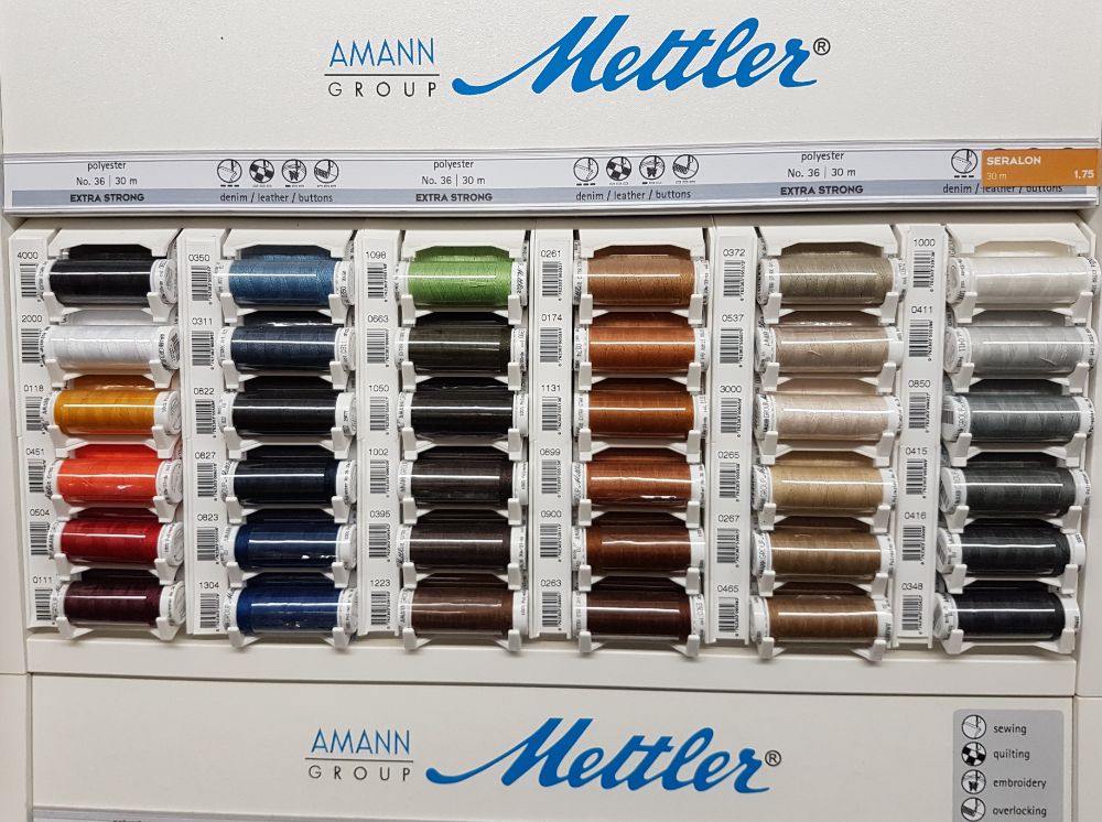 Mettler Seralon Polyester Extra Strong Threads 30m