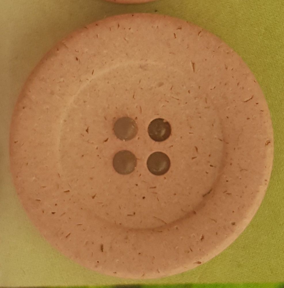 ECO button by Bonfanti Canapa 13547 36mm dia pink
