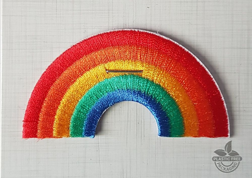 Trimits iron on or sew on motif Rainbow