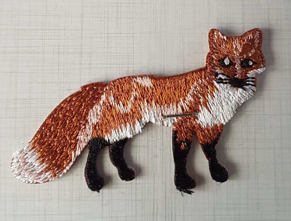 Trimits iron on or sew on motif fox