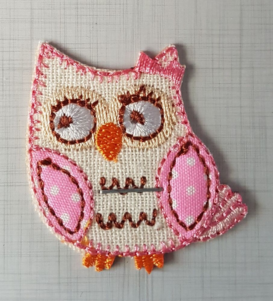 Trimits iron on or sew on motif owl