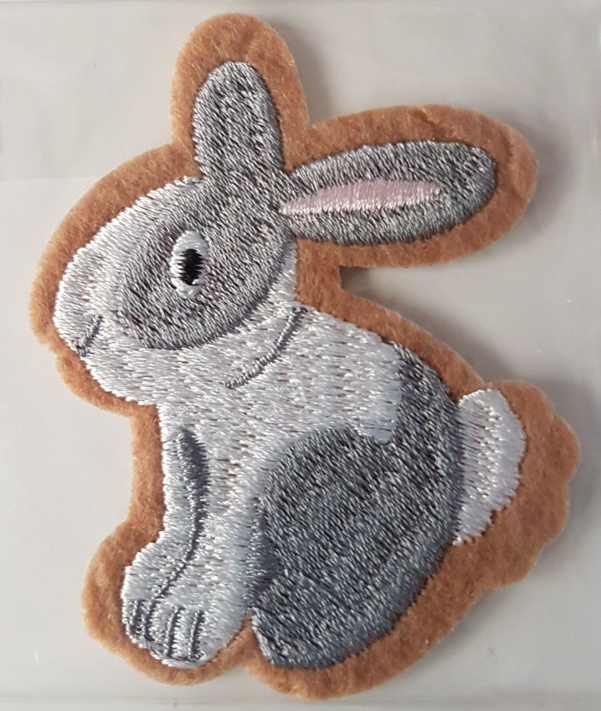 Groves stick on or sew on motif bunny