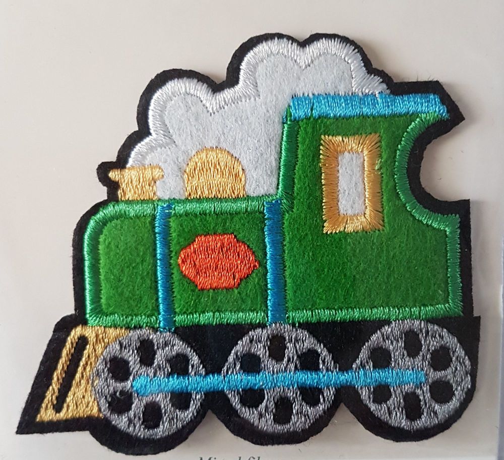 Groves stick on or sew on motif train (small)