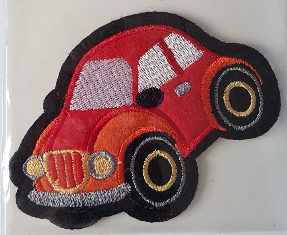 Groves stick on or sew on motif car (small)