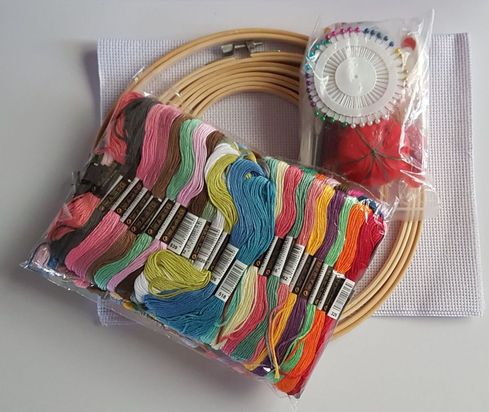 embroidering kit
