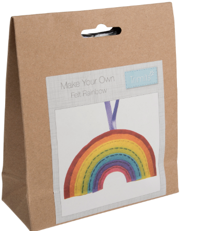 Felt kit make your own felt Rainbow by Trimits