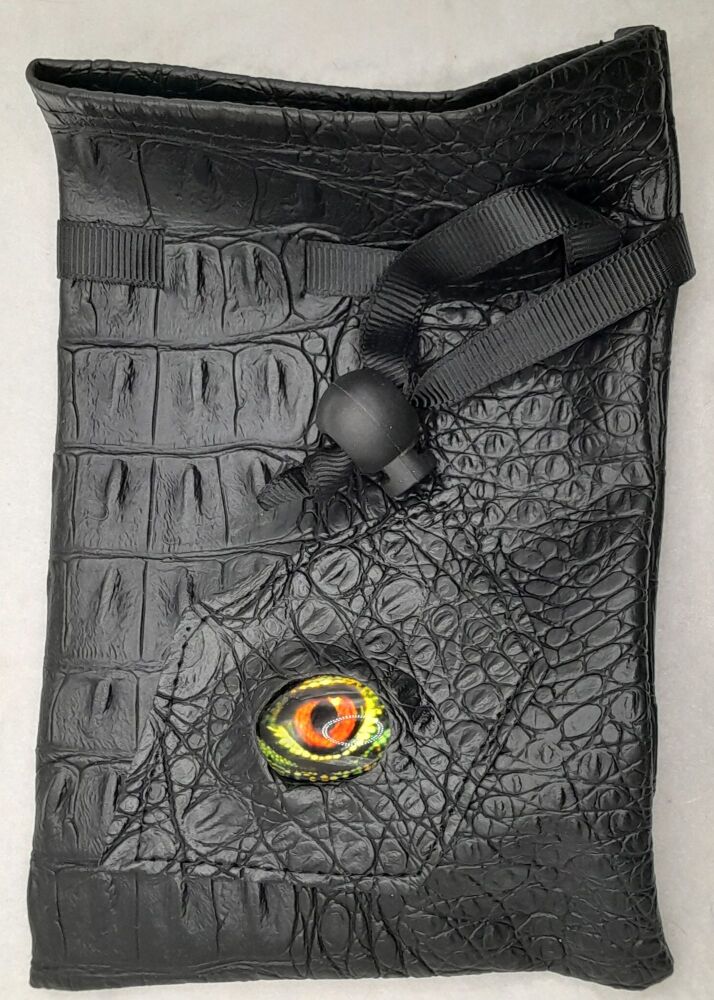 Dungeons & Dragons / Gaming Coin Drawstring Bag Yellow eye