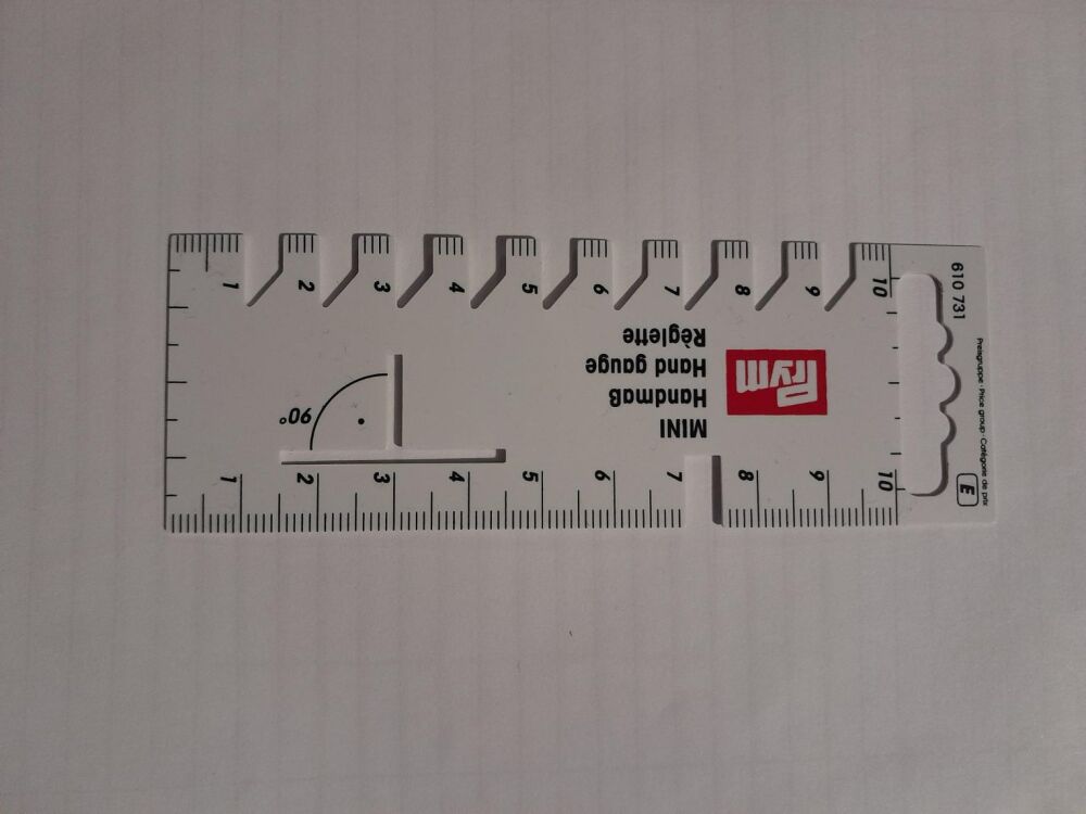 Prym . 610-731 Hand gauge mini