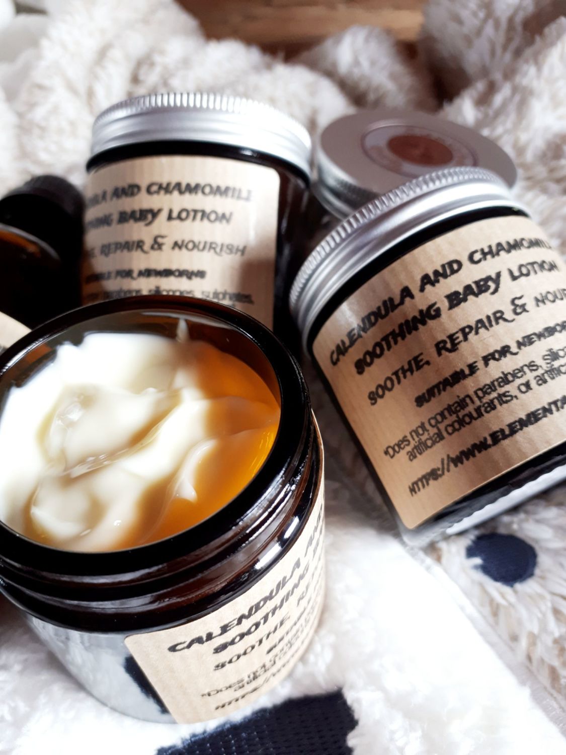 Organic Calendula & Chamomile Soothing Baby Lotion