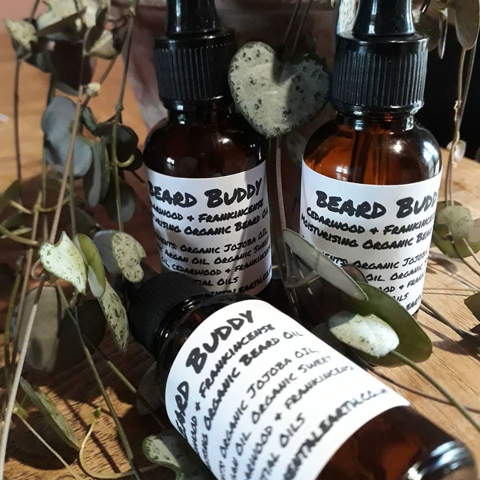 Coconut Milk Organic Beard Shampoo Bar & Moisturising Beard Oil