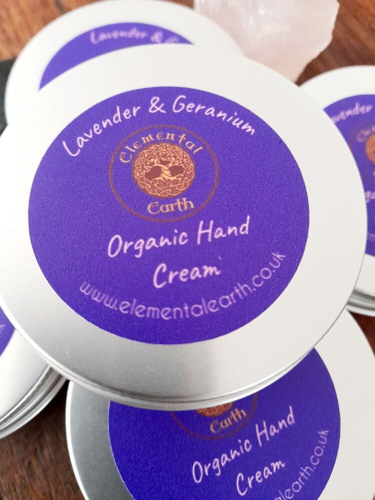 Lavender & Geranium Organic Handcream