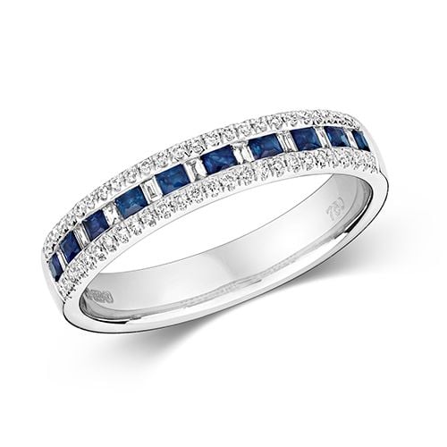 18CT DIAMOND PC/BG ETERNITY WITH SAPPHIRE